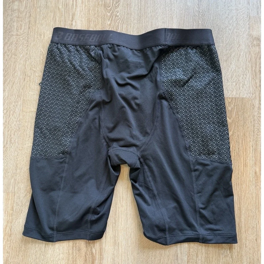 New Balance Men's XL Baseball Slider Short Black NWT